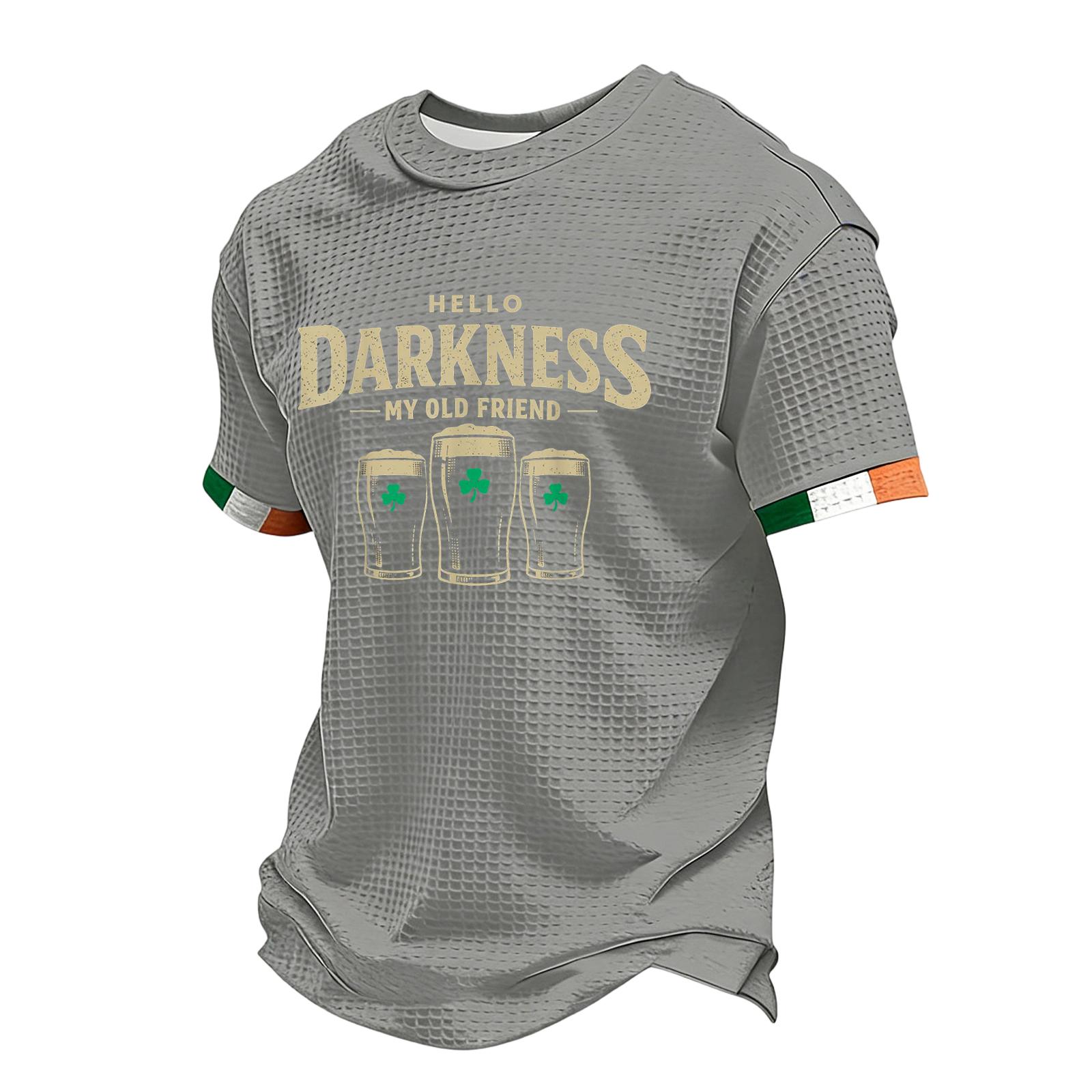 

Men s Casual Round Neck Short Sleeve T-Shirt XXL