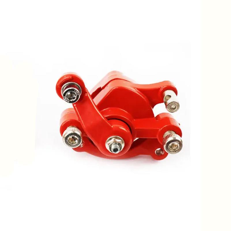 Vordere Hintere Scheibenbremse Schwarz Rot Bremssattel für 2 Takt 49cc Dirt Mini Pocket Bike Roller Links Rechts