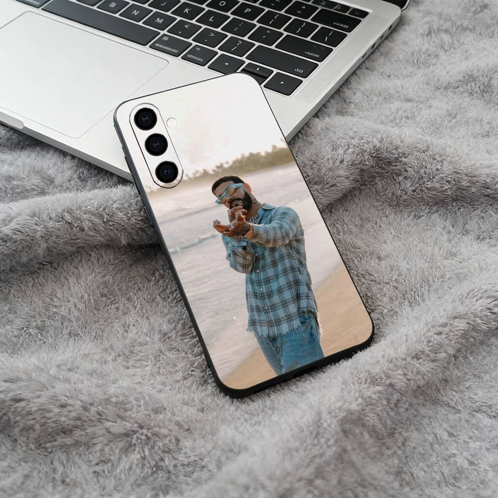 Latin Trap- A-Anuel- A-A Soft Silicone phone Case for Samsung Galaxy A73/A71/A72/A70/A53/A52/A51 - Black