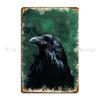 Crow Metal Sign Retro Printing Bar Cave Pub Customize Tin Sign Poster
