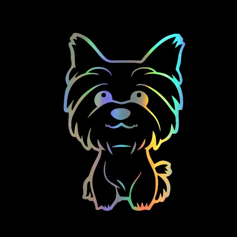 10.8X16CM Car Sticker Yorkie Yorkshire Terrier Doggy Decals Stickers on Car Reflective Motorcycle Car Styling