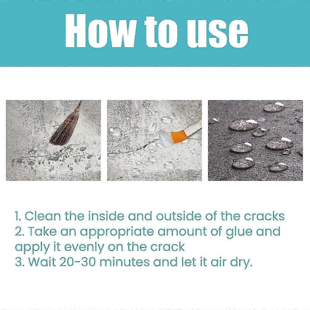 Transparent Waterproof Adhesive, Kitchen Bathroom Exterior Wall Roof Leakproof Waterproof Agent Smashing Brick Waterproof Paint