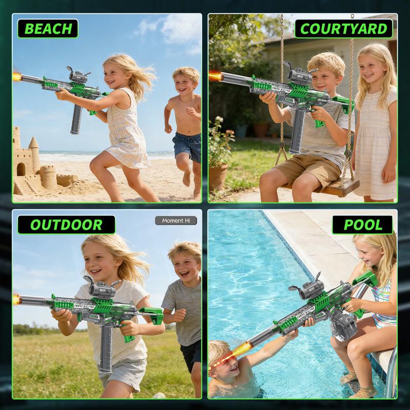 2026 New MK9 Electric Water Guns For Adults Powerful Squirt Automatic Water Suction Water Blasters Summer Outdoor Beach Toy Gift