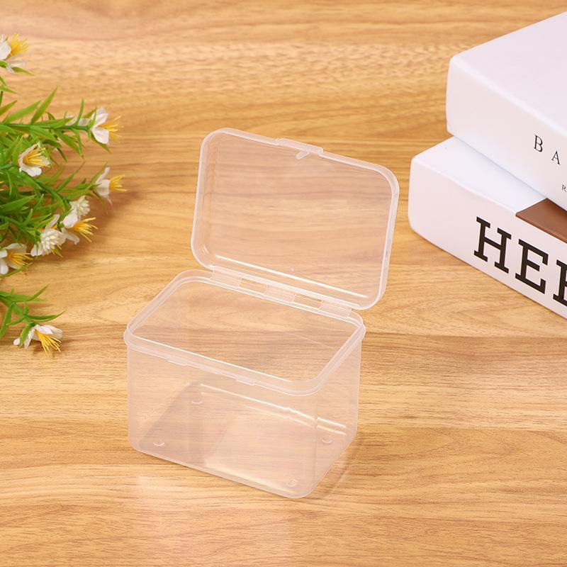 6 Pcs Clear Plastic Storage Boxes, Transparent Organizer Containers For Home, Office & Kitchen Small Items