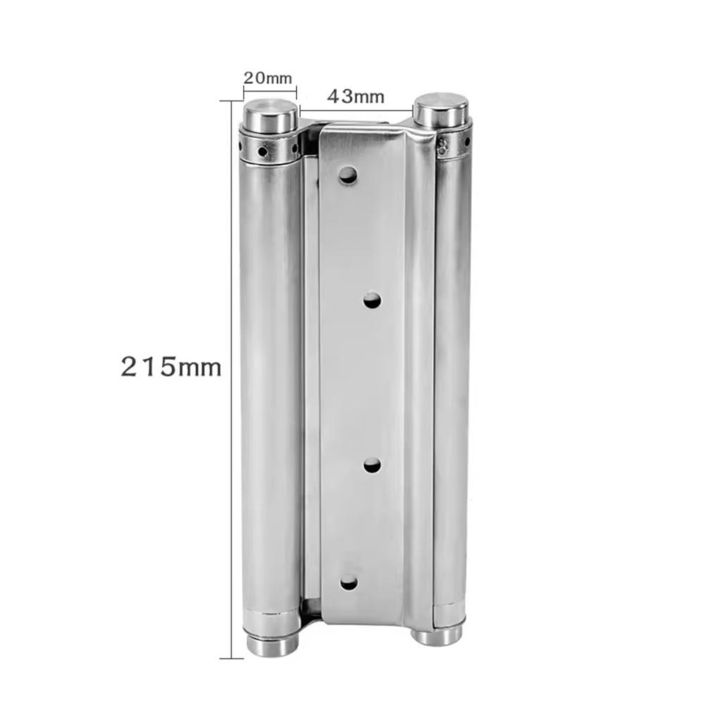 Two-way Door Hinge Double Spring Hinge Door Installation Adjustable Strength Hinge Adjustable Bearing Strength