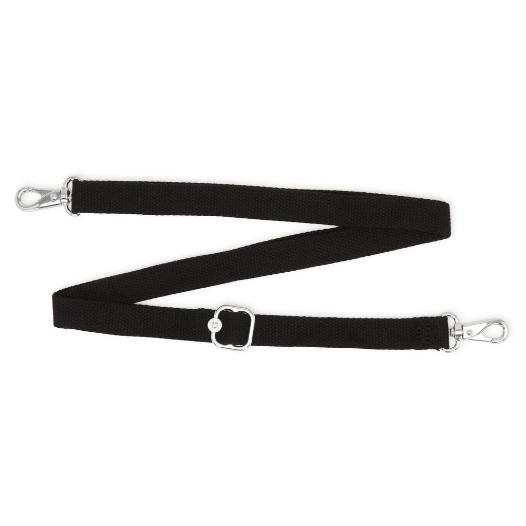 Kipling Riri Metallic Crossbody Black x x Bag, Noir, 9.5"L 6.25"H 2.5"D