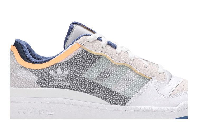 Men's Sneakers adidas Forum Low TT Cloud White Acid Orange Crew Blue Cloud White/Acid Orange/Crew Blue