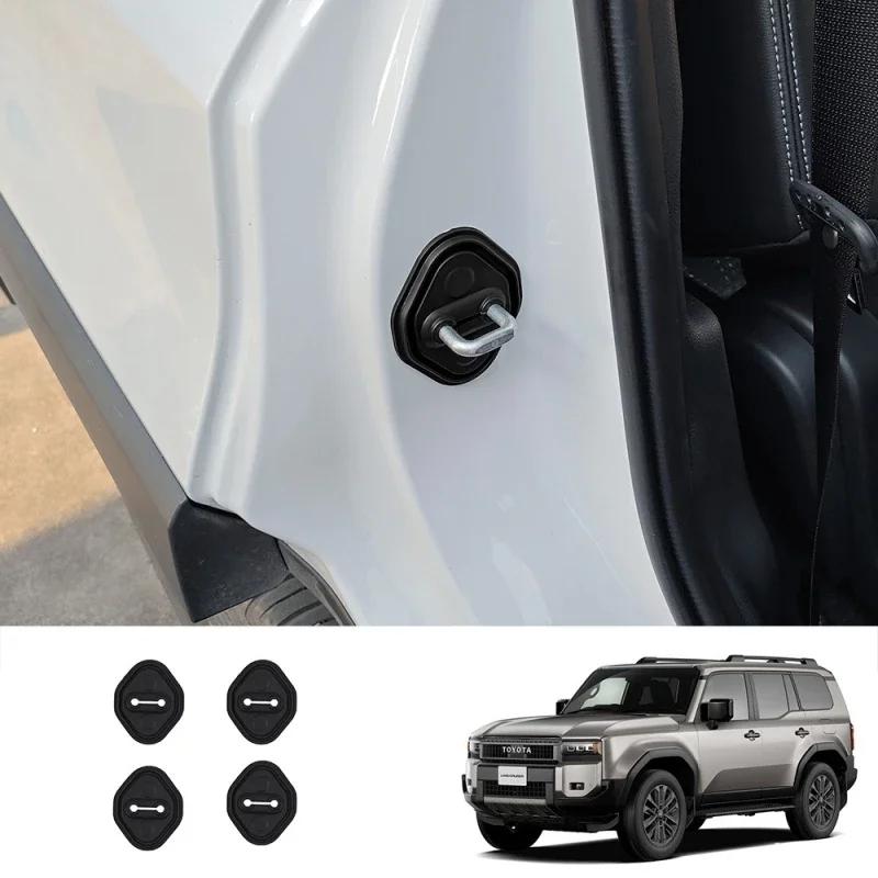 

Car Door Mute Damping Cushion Silicone Door Lock Buckle Anti-collision Cover for Toyota Land Cruiser 250 Prado LC250 2025 2025