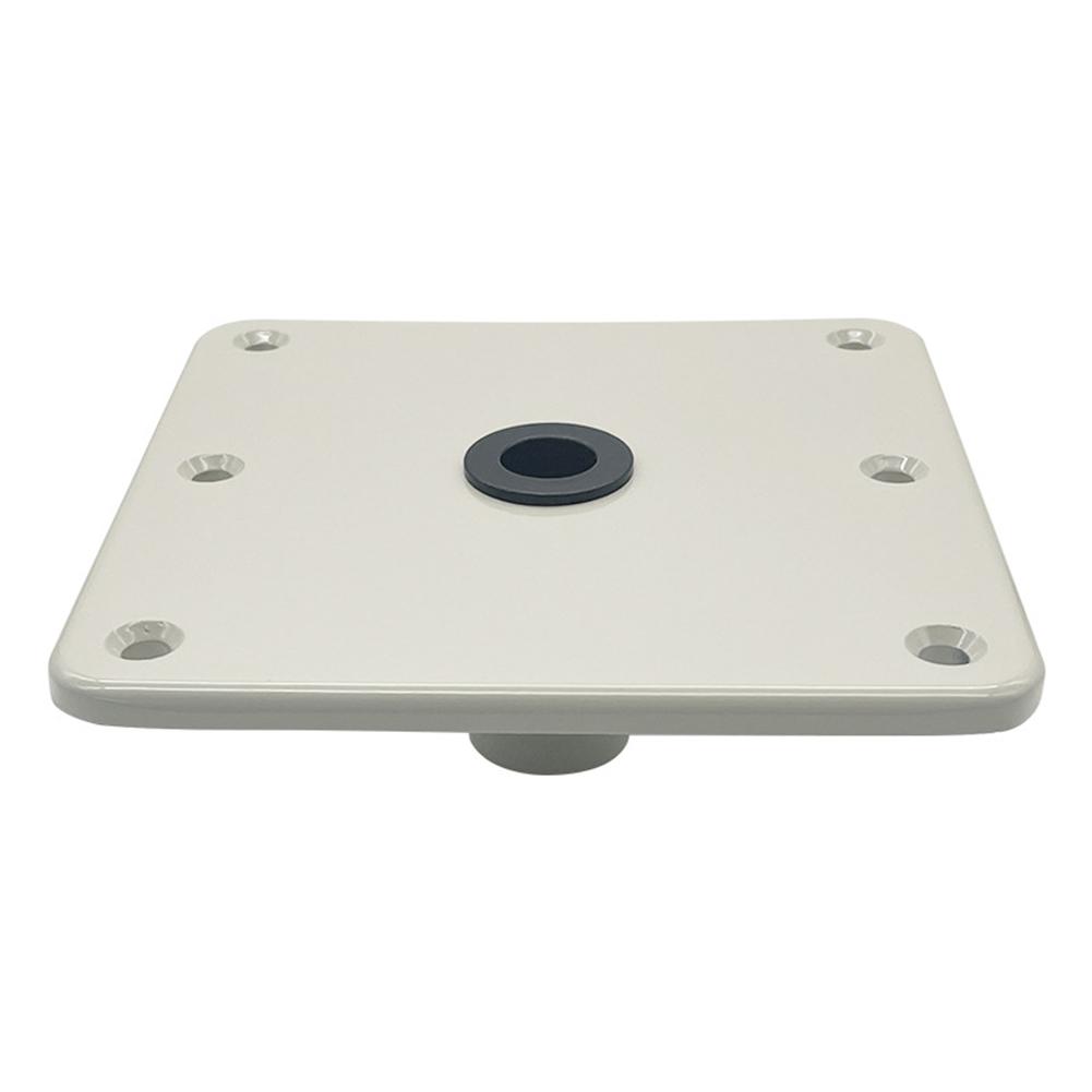 Bootsitz Drehfuß 7x7 Zoll Bootsitz Podest & Basis mit 3/4 Stift Pfostenaufnahme Boots Pfosten Sitzhalterung Marine Zubehör