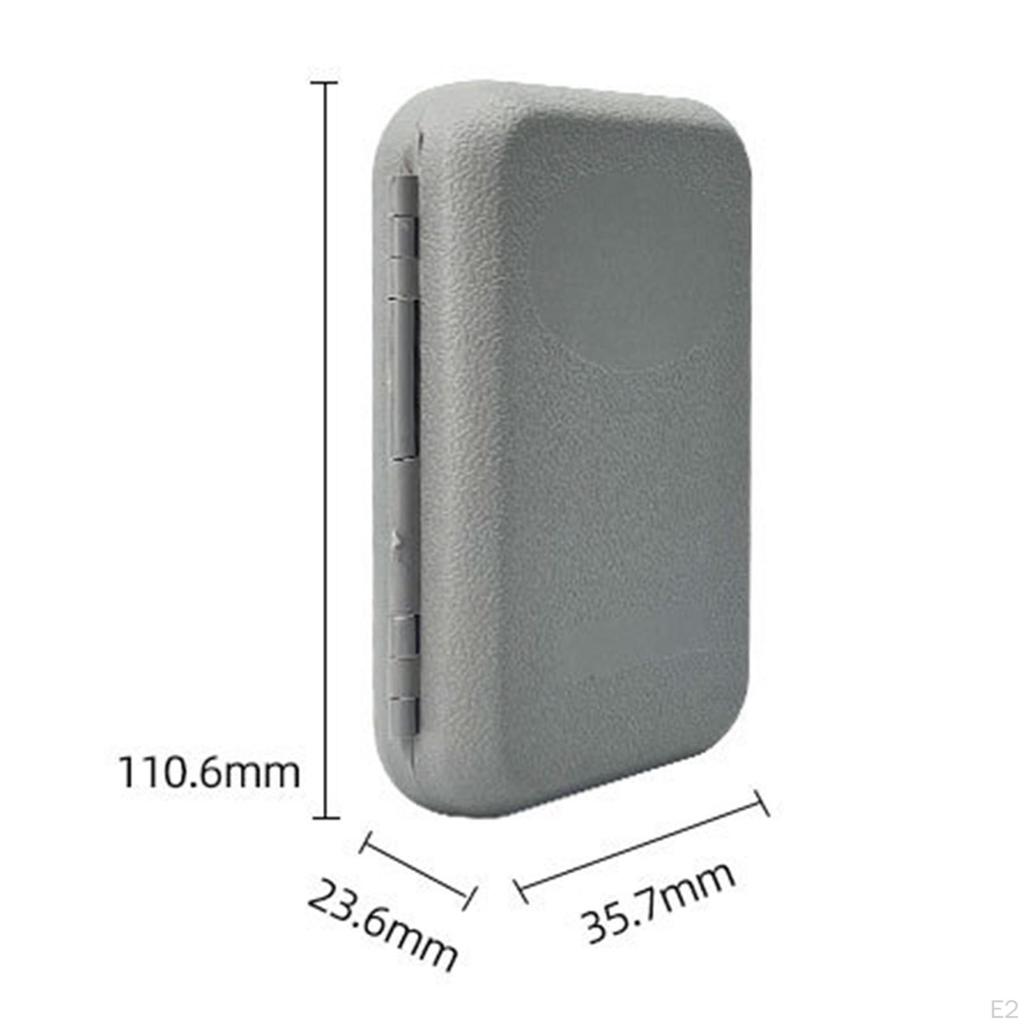 Waterproof Fly Box Compact Fishing Container Foam Insert Lure Tackle