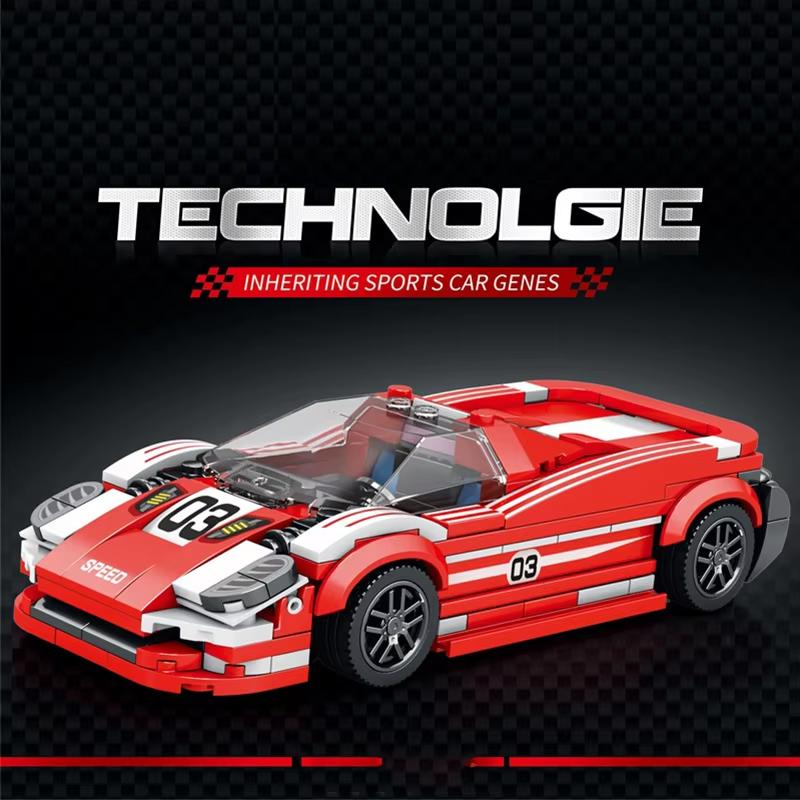 355PCS City Sport Car Vehicle Building Blocks 1:24 Scale Super Racers Bricks Desktop Display Toys Holiday Gifts For Children