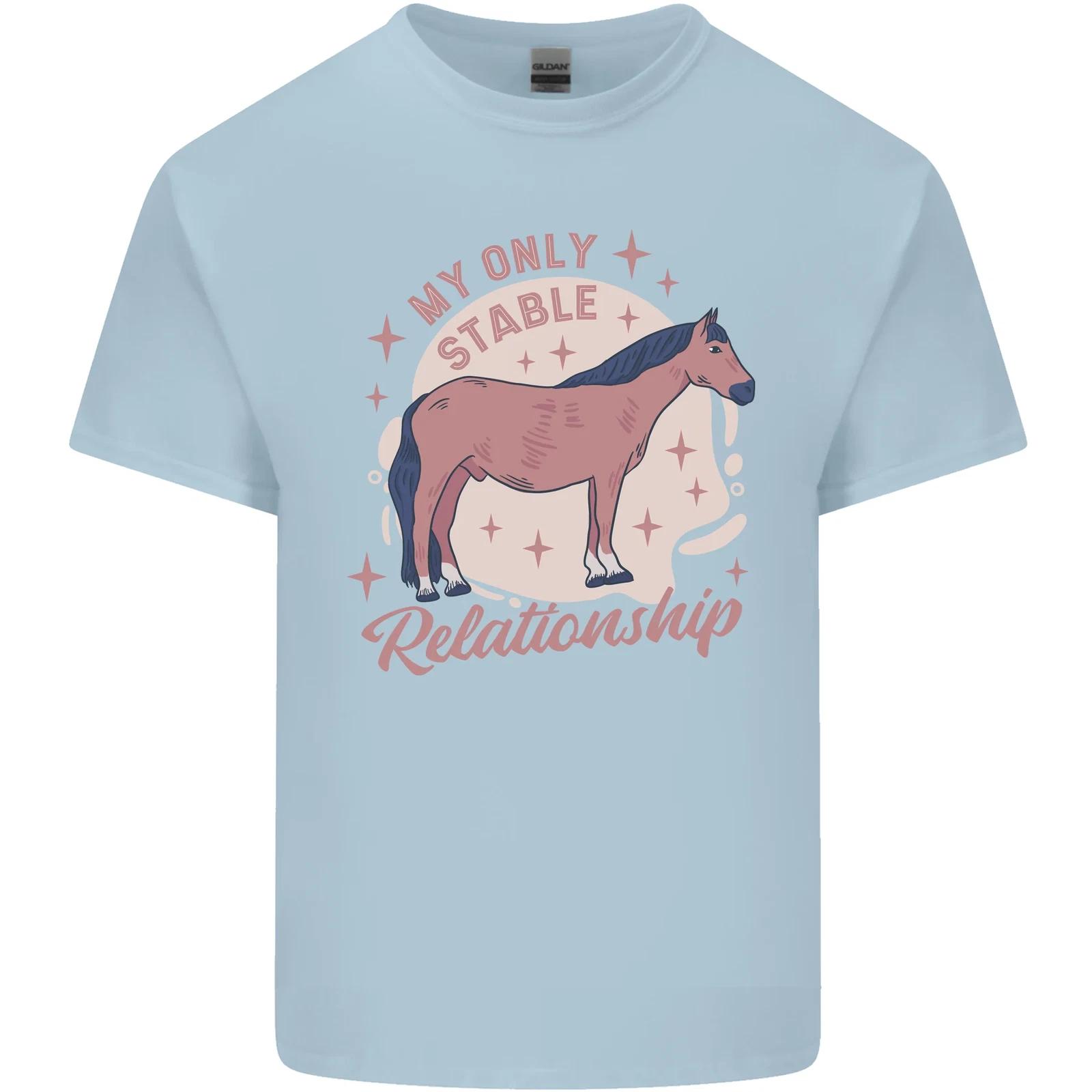 

Equestrian Horse My Only Stable Relationship Kids T-Shirt Childrens XL