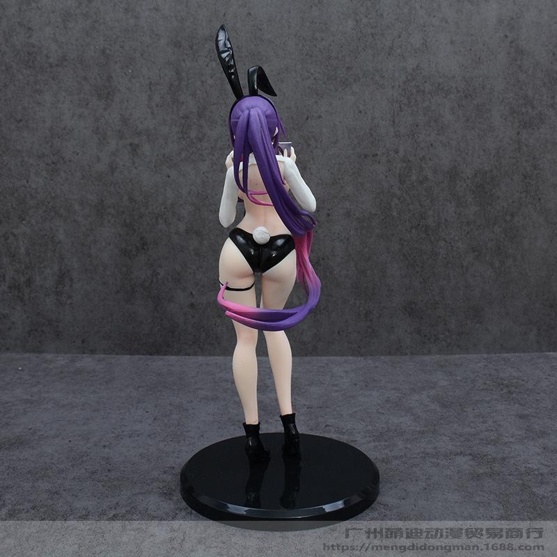 Yuna Bunny Girl Anime Figure Standing Pose Purple Hair Boxed Collectible Model Desktop Decoration Gift For Anime Fans Collectors