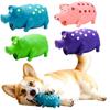 Squeaky Pig Dog Toy Latex Chew Toy For Puppy Teeth Cleaning