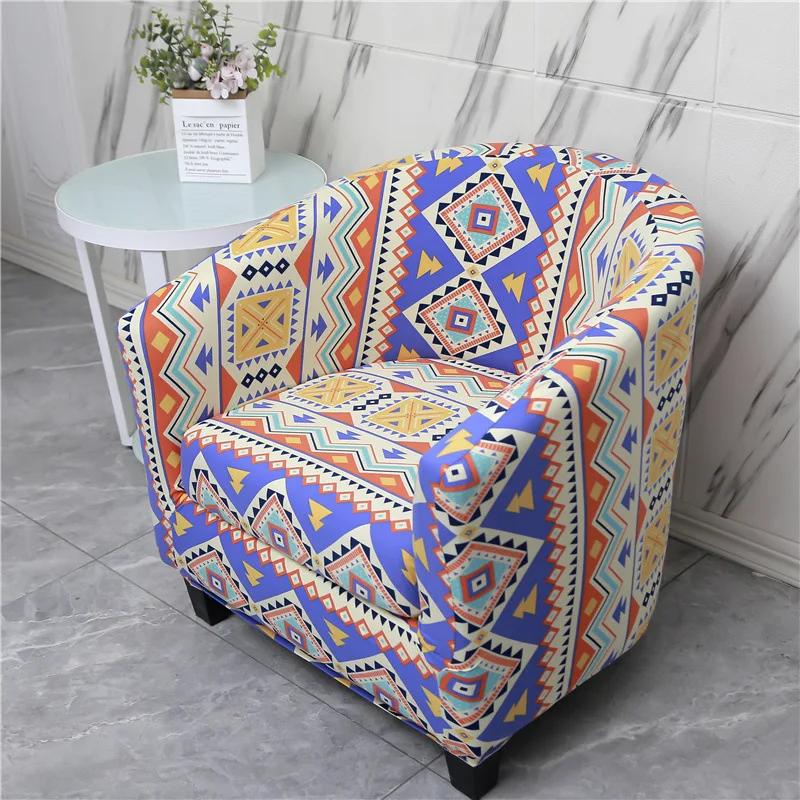 Stretch Single Sofa Slipcover Sofa Couch Cover Armchairs Chair Covers for Bar Counter with Seat Covers Funda De Sofá Individual