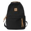 Xm Letter Pattern Solid Color Backpack Casual Student Schoolbag Bag Lightweight