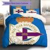 Deportivo de La Coruña Set Copripiumino con Fantasia Decorazione per la Casa Regalo (1 * copripiumino + 2 * federe senza imbottitura)