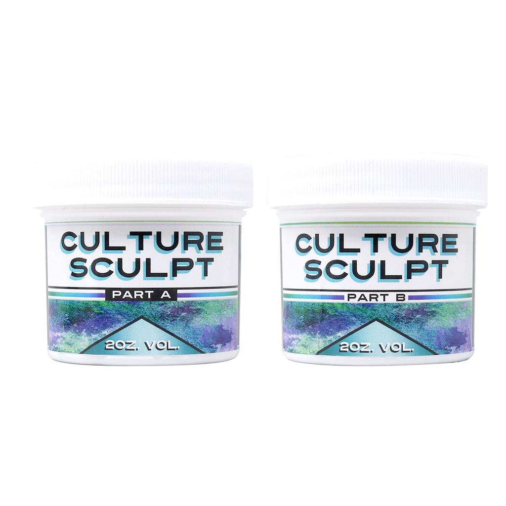 Counter Culture DIY Sculpting 2-Part Modeling Compound, 4 Oz Total, VOC-Free, for Artist Clay Crafts, No Baking Required