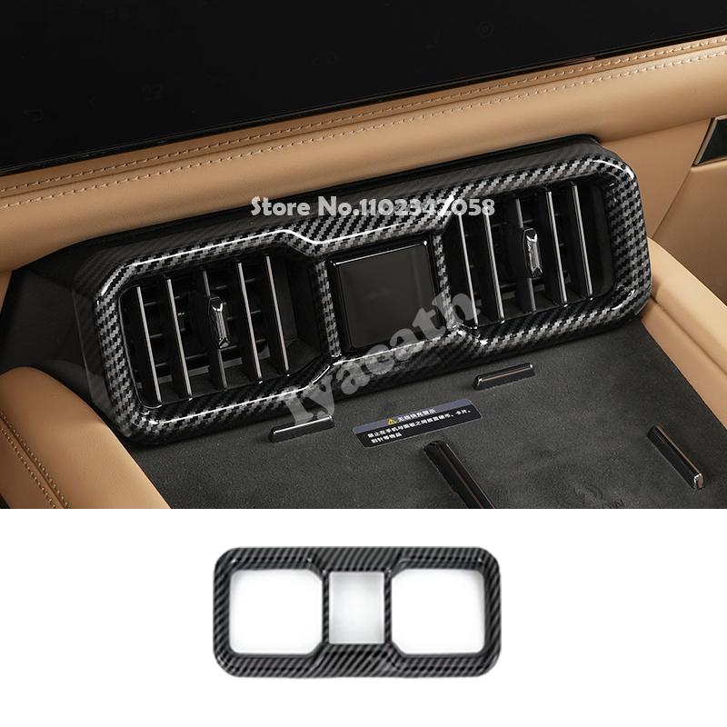 For BYD Leopard 8 FangChengBao 8 2024 2025 ABS Carbonfiber Central Control Window Lift Switch Cover Gear Steering Wheel Panel