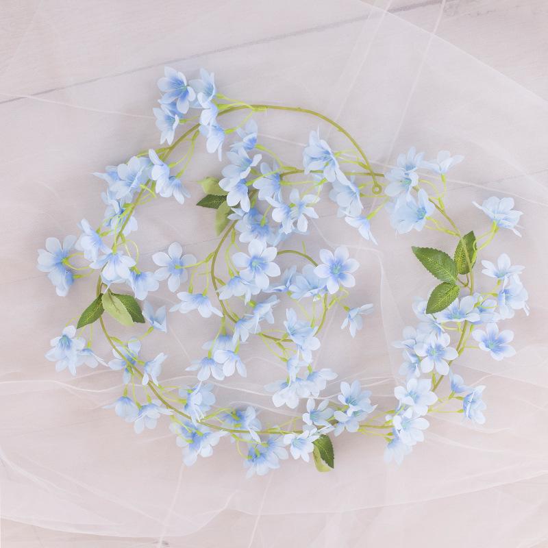 Artificial Rattan Rose Vine for Ceiling & Wall Decor - Wedding & Pipe Covering