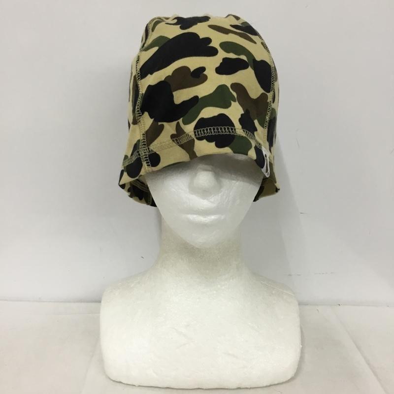 Used A BATHING APE Hat Knit Hat Early Cotton Cotton