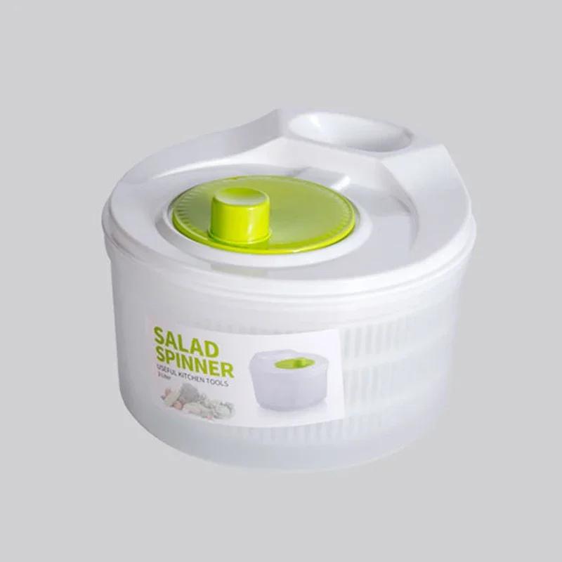 Büyük Kapasiteli Döner Sebze Kurutucu Salata Kurutucuları Marul Yapraklı Sebze Dehidratörü Meyve Sebze Yıkama Süzgeci Sepeti