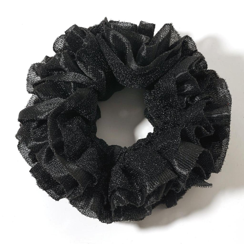 Three-Layer Gold-Edged Flower Hair Tie for Women