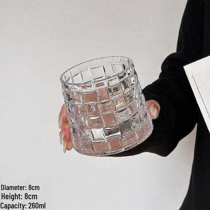Retro Ins Style Glass Coffee Cup