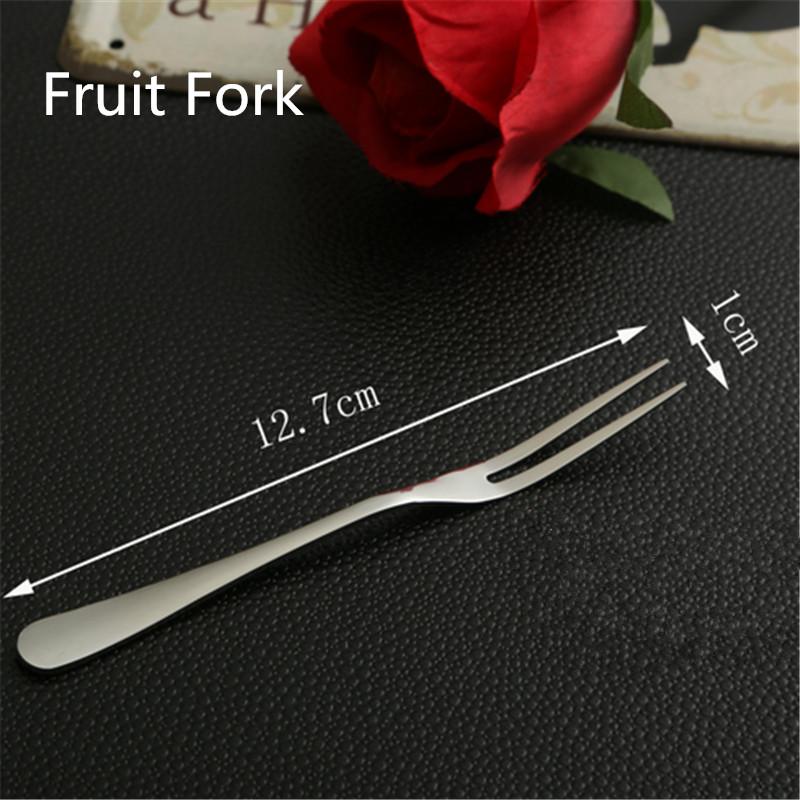 

1 шт. портативная вилка из нержавеющей стали для стейка, десерта, фруктового салата, освежения, кухонной столовой посуды