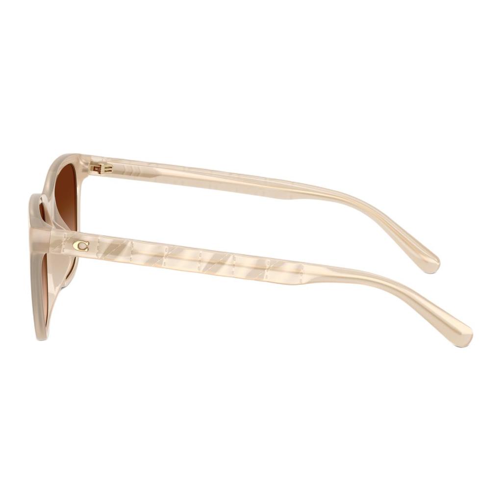 Coach Square Sunglasses Unisex Sunglasses Coconut-White 0HC8429D-588374