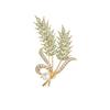 Premium Wheat Ear Brooch Women's Summer Cheongsam Accessories Corsage Metal Jewelry Men's Hat Pendant Decorative Pin