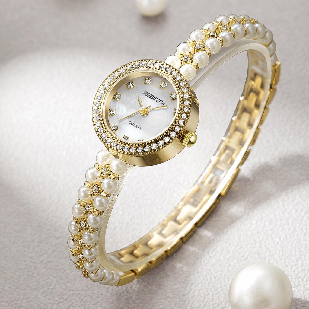 New luxury bracelet quartz watch, small dial fashion women's quartz wristwatch, vintage simple women's watch