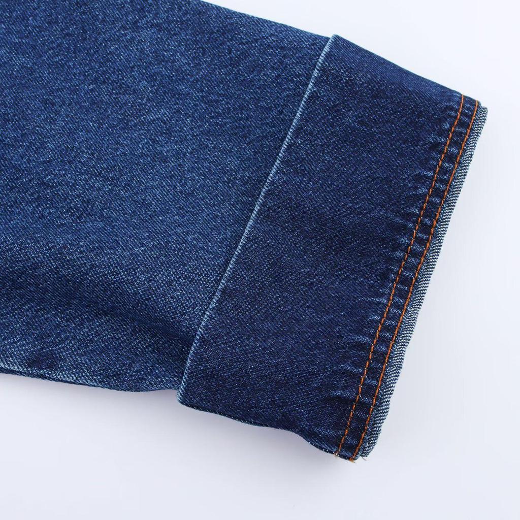 2025 Spring Women's Fashion Denim Zipper Jacket & High-Waisted Jeans Set