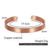 Bracciali in Rame Puro per Donne Uomini Unisex Larghezza 8mm Bracciali a Polsino Regolabili Gioielli Femminili Regolabili Rame Solido Morbido