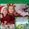 Box Dinosaur Advent 24 Days Christmas Countdown Calendar Toys Gift Ornament