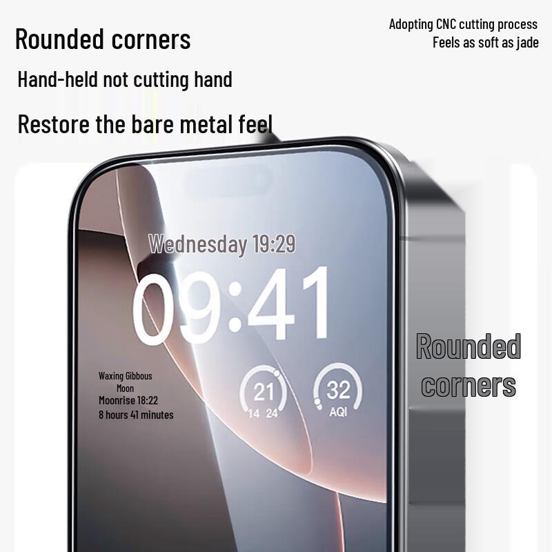 Pisen iPhone 16/15 Tempered Glass Screen Protector (2-Pack)