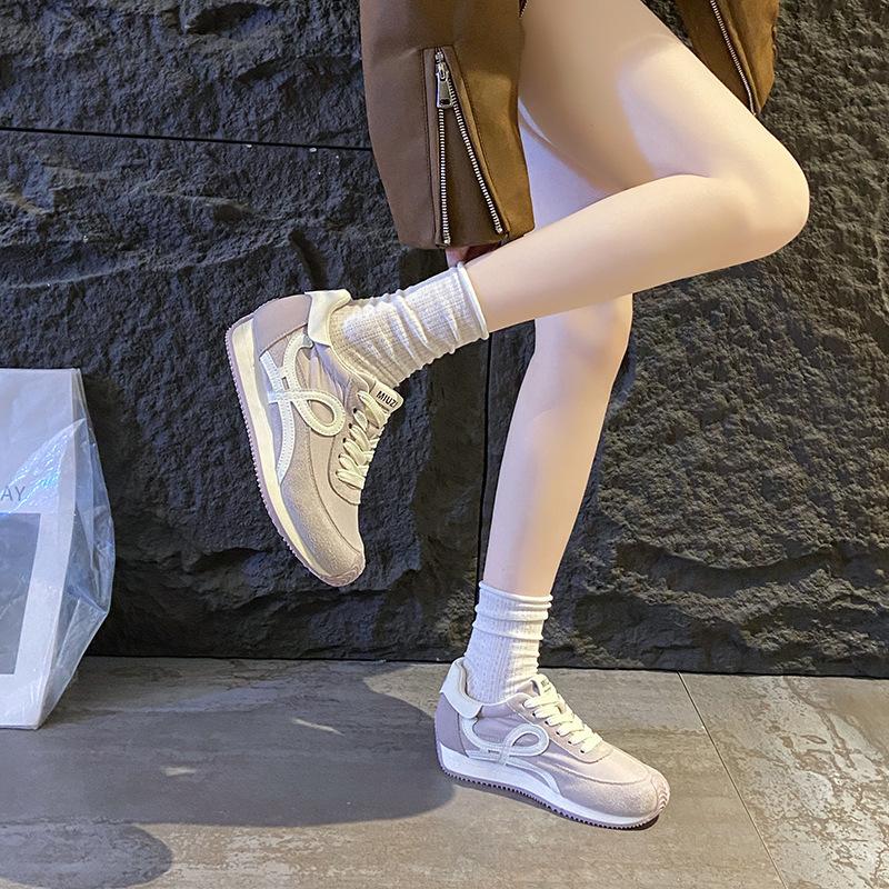 Damen Sneaker Weiß Plateau Damen Ballerinas Sportschuhe Leichtgewichtige Vulkanisierte Schuhe Damen Lässig Bequeme Trainer