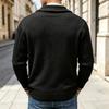Herren V-Ausschnitt Knopfleiste Strickjacke Pullover Langarm Strickoberteil für Herbst Winter
