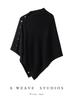 Cashmere Women's Loose-Fit Cardigan with Buckle - Cozy Autumn/Winter Shawl Scarf Coat