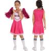 Barn Jenter Cheer Leder Kostyme Barn Cheerleading Uniform antrekk Halloween Fest Fancy kjoler
