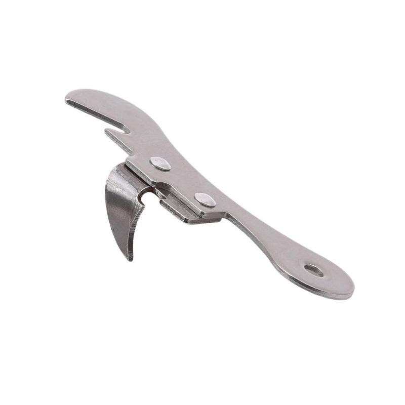 1pc Stainless Steel Can Opener Manual Can Opener Multifunctional Kitchen Accessories