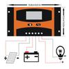 20A Solar Charge Controller With Duals USB Ports LCD Display For 12V 24V Leads Acid Batteries Battery Charge Regulator