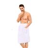 Long Shower Towel Solid Color Short Towel Pant Soft Men Wearable Bath Towel  Home