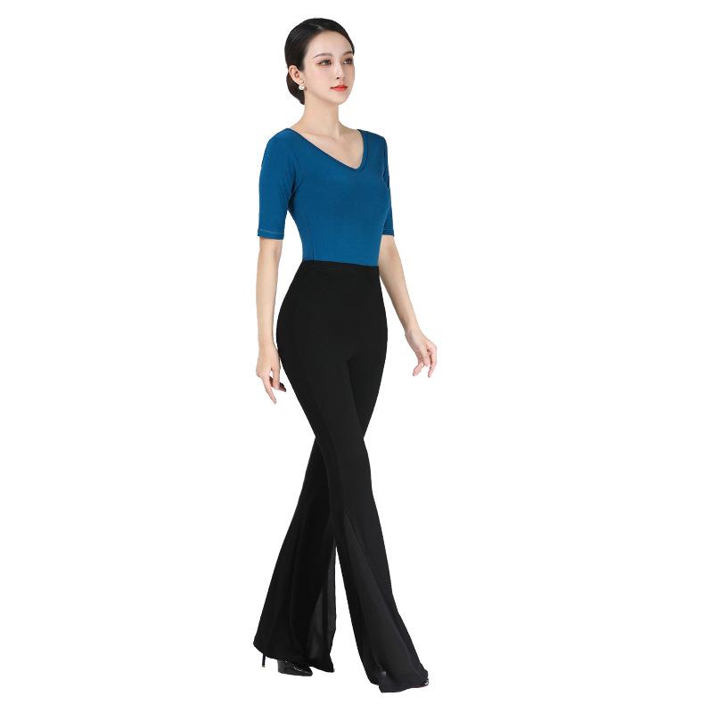 Women's Slim-fit Elegant Dance Practice Suit - Fashion Show and Etiquette Training Set