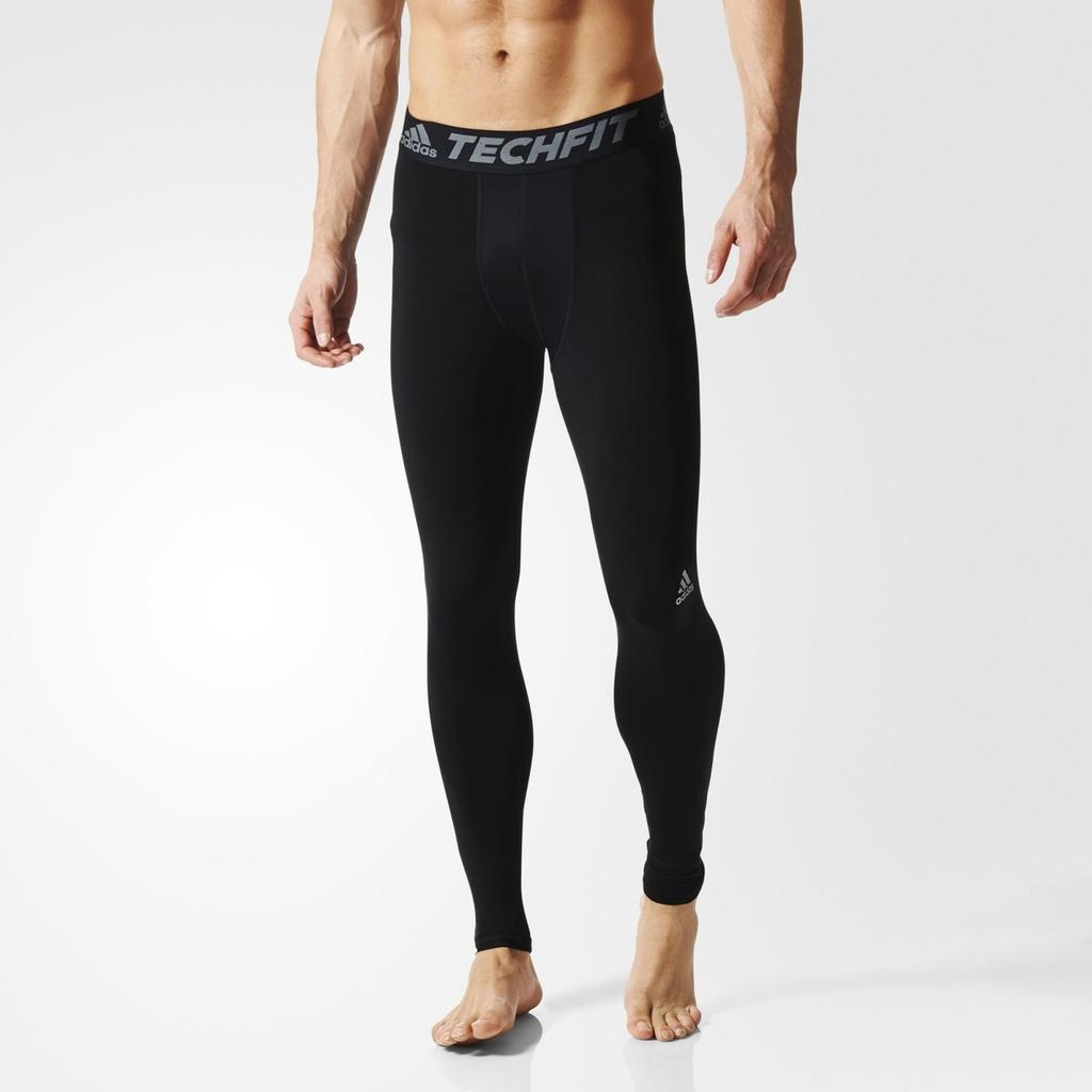 adidas Tech-Fit Series Knitted Lightweight Durable Breathable Sports Long Pants Men Bottoms AI3370