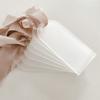 20pcs Blank Acrylic Curved Ribbon Wedding Seat Label Party Business Card Reserved Seat Sign Handwriting DIY Decoration Accessories for Birthday Venue