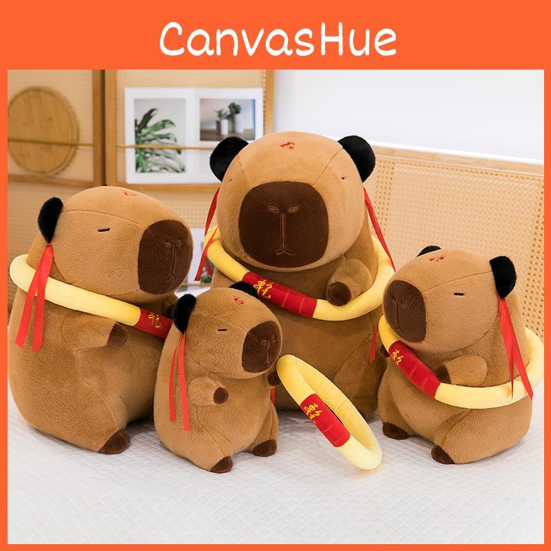 Dopey Adorable Nezha Capybara Plush Toy Cartoon Stuffed Animal Girl Gift Kid
