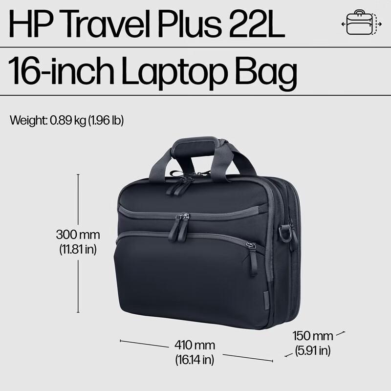 Сумка через плечо для ноутбука HP Travel Plus Series 14-16 дюймов