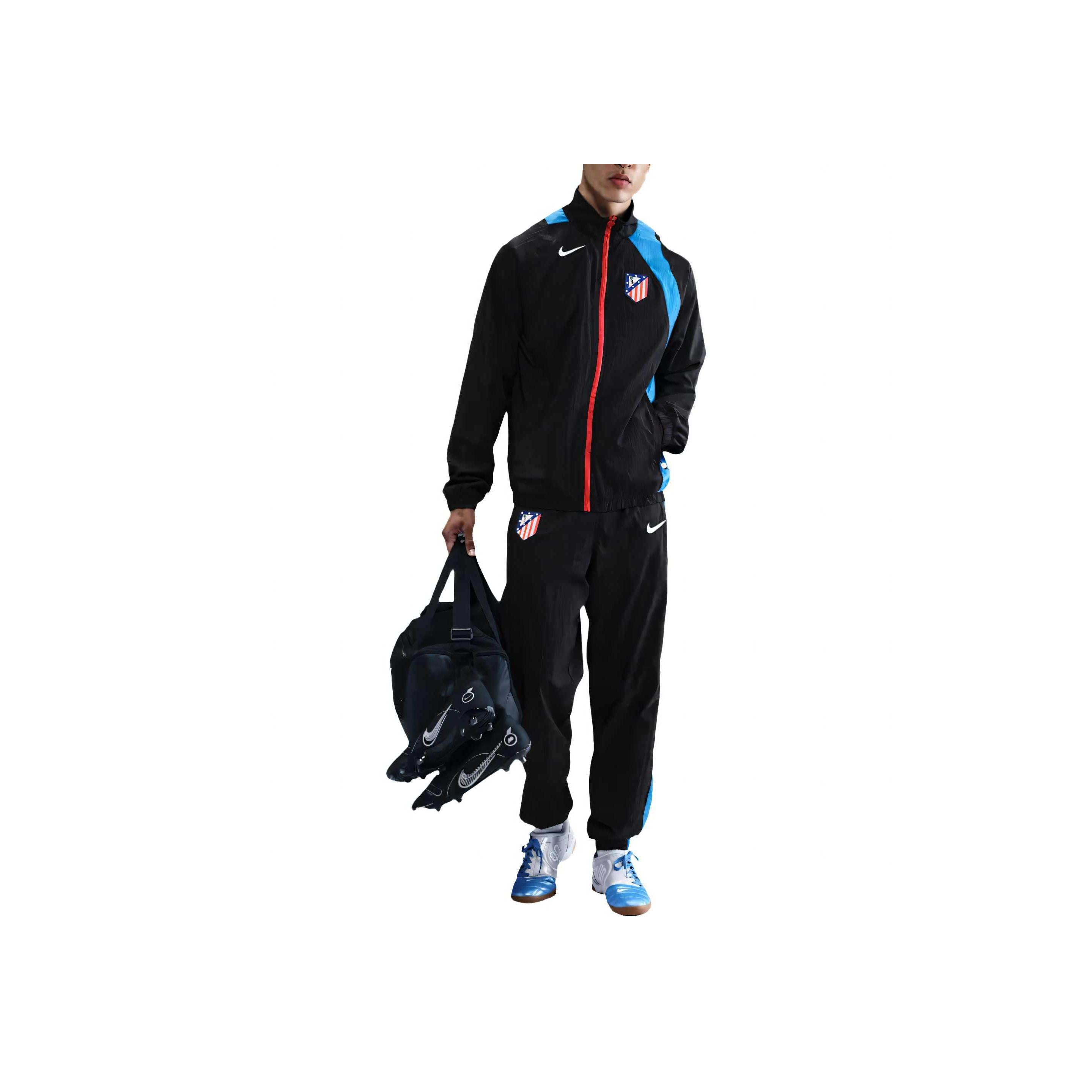 Nike Atlético Madrid Total 90 Водонепроницаемая Удобная Простая Повседневная Куртка Мужская Куртка HQ9731-010 S