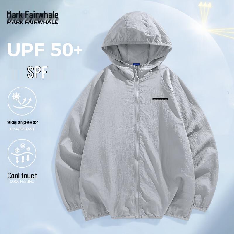 Mark Fairwhale Men's Ice Silk UPF50+ Hooded Sun Protection Jacket